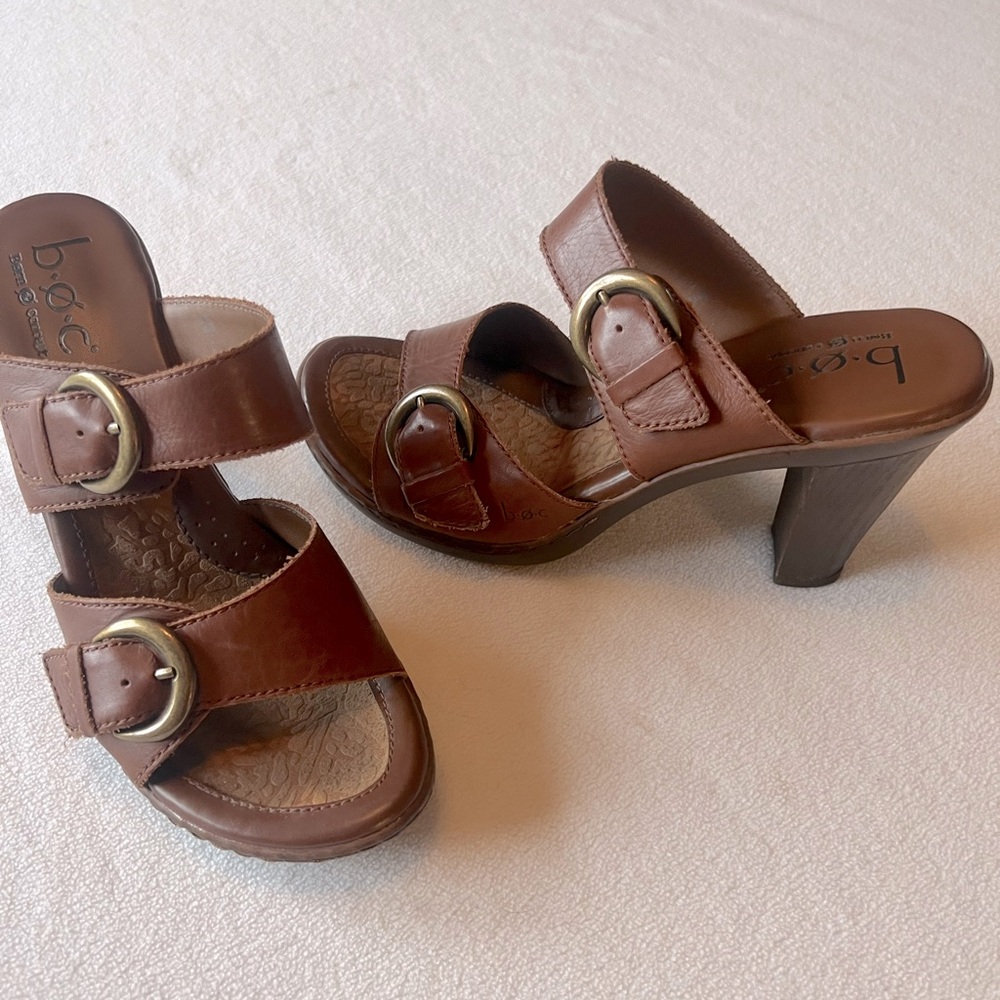 BOC Born Concept Leather Sandals size 8